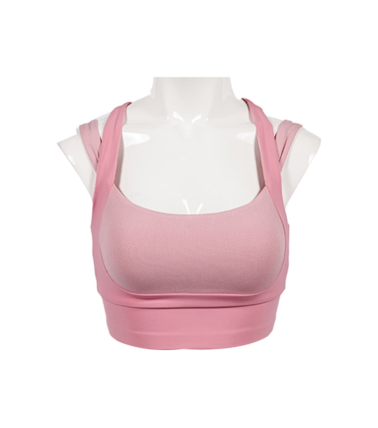 Giomnáisiam bándearg spórt mná folláine ardtionchar spóirt bra camisole y ar ais bra yoga
